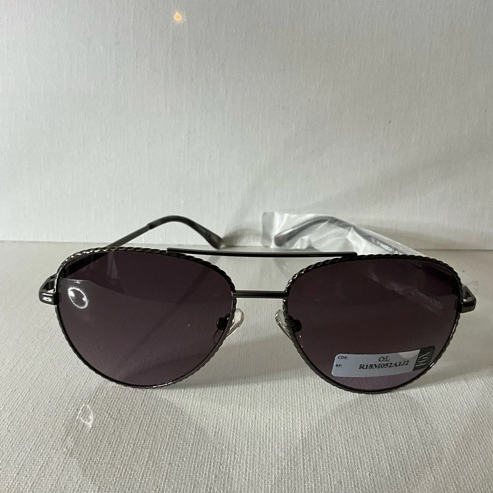 Black Aviator Sunglasses